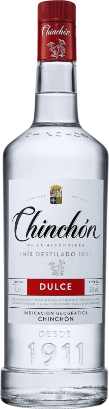 14,95 € Free Shipping | Aniseed Liqueur González Byass Chinchón de la Alcoholera Sweet Spain Bottle 1 L