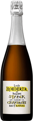 122,95 € Envio grátis | Espumante branco Louis Roederer Starck Brut Nature Grande Reserva A.O.C. Champagne França Pinot Preto, Chardonnay Garrafa 75 cl
