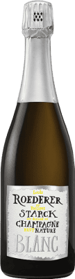 118,95 € Envío gratis | Espumoso blanco Louis Roederer Starck Brut Nature Gran Reserva A.O.C. Champagne Francia Pinot Negro, Chardonnay Botella 75 cl