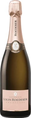 125,95 € Envio grátis | Espumante rosé Louis Roederer Rosé Vintage Brut Grande Reserva A.O.C. Champagne França Pinot Preto, Chardonnay Garrafa 75 cl