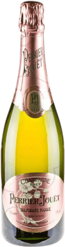 87,95 € Envio grátis | Espumante rosé Perrier-Jouët Blason Rose Brut Grande Reserva A.O.C. Champagne França Pinot Preto, Chardonnay Garrafa 75 cl