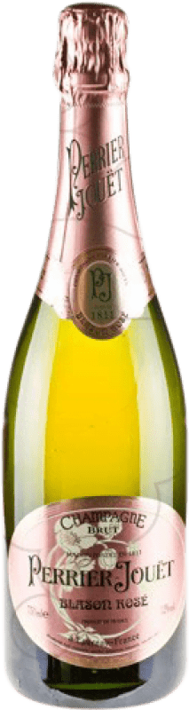 87,95 € Kostenloser Versand | Rosé Sekt Perrier-Jouët Blason Brut — Herb Rosé Große Reserve — Lange Reifung A.O.C. Champagne Frankreich Pinot Noir — Spätburgunder, Chardonnay Flasche 75 cl