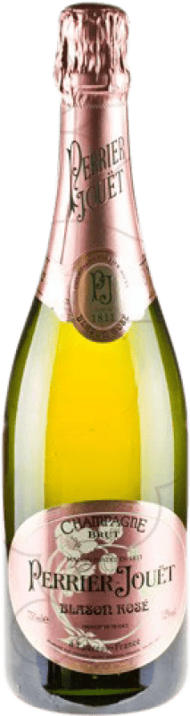 84,95 € Free Shipping | Rosé sparkling Perrier-Jouët Blason Rose Brut Grand Reserve A.O.C. Champagne France Pinot Black, Chardonnay Bottle 75 cl