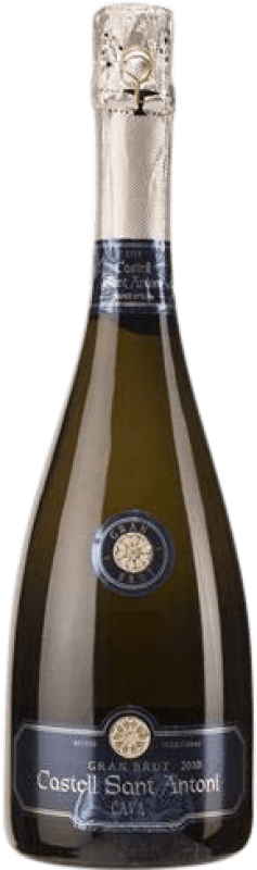 16,95 € 免费送货 | 白起泡酒 Castell Sant Antoni 香槟 大储备 D.O. Cava 加泰罗尼亚 西班牙 Macabeo, Xarel·lo, Chardonnay, Parellada 瓶子 75 cl
