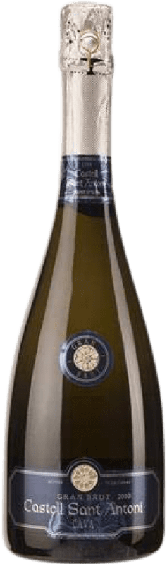 17,95 € Envio grátis | Espumante Branco Castell Sant Antoni Brut — Bruto Grande Reserva D.O. Cava Catalunha Espanha Macabeo, Xarel·lo, Chardonnay, Parellada 75 cl