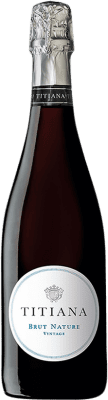 22,95 € Бесплатная доставка | Белое игристое Parxet Titiana Природа Брута Резерв D.O. Cava Каталония Испания Chardonnay бутылка 75 cl