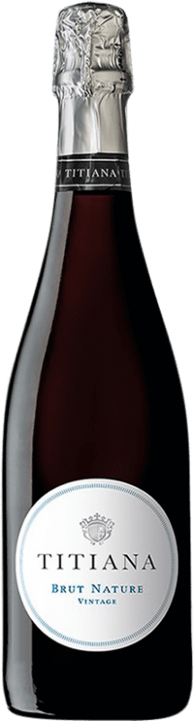 23,95 € Free Shipping | White Sparkling Wine Parxet Titiana Brut Nature Reserve — Aged D.O. Cava Catalonia Spain Chardonnay Bottle 75 cl