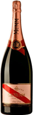 129,95 € Envio grátis | Espumante rosé G.H. Mumm Cordon Rouge Brut Grande Reserva A.O.C. Champagne França Pinot Preto, Chardonnay, Pinot Meunier Garrafa Magnum 1,5 L