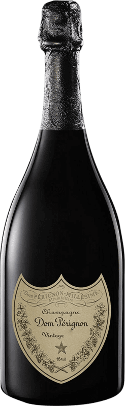 194,95 € Бесплатная доставка | Белое игристое Moët & Chandon Dom Perignon брют Гранд Резерв A.O.C. Champagne Франция Pinot Black, Chardonnay бутылка 75 cl