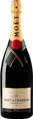122,95 € Envoi gratuit | Vin Mousseux Blanc Moët & Chandon Brut Impérial A.O.C. Champagne Champagne France Pinot Noir, Chardonnay, Pinot Meunier Bouteille Magnum 1,5 L