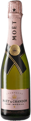 47,95 € 送料無料 | ロゼスパークリングワイン Moët & Chandon Rosé Imperial Brut グランド・リザーブ A.O.C. Champagne フランス Pinot Black, Chardonnay, Pinot Meunier ハーフボトル 37 cl