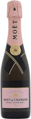 43,95 € Kostenloser Versand | Rosé Sekt Moët & Chandon Rosé Impérial Brut A.O.C. Champagne Frankreich Spätburgunder, Chardonnay, Pinot Meunier Halbe Flasche 37 cl