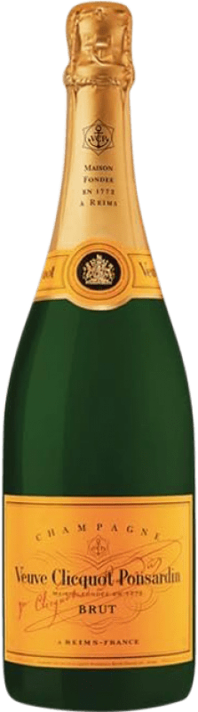 92,95 € Envio grátis | Espumante branco Veuve Clicquot Arrow Edidion Brut Grande Reserva A.O.C. Champagne França Pinot Preto, Chardonnay, Pinot Meunier Garrafa 75 cl