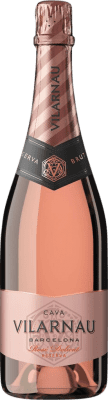 19,95 € Envoi gratuit | Rosé mousseux Vilarnau Rosé Delicat Brut Réserve D.O. Cava Catalogne Espagne Pinot Noir, Trepat Bouteille 75 cl