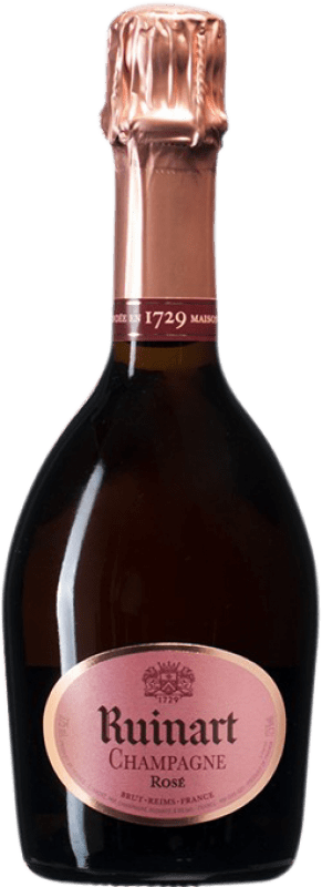 61,95 € 送料無料 | ロゼのスパークリングワイン Ruinart Brut — ブリュット Rosé — ロゼ グラン・レセルバ A.O.C. Champagne シャンパン フランス Pinot Noir — ピノ・ノワール, Chardonnay — シャルドネ ハーフボトル 37 cl