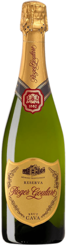11,95 € Бесплатная доставка | Белое игристое Roger Goulart брют Резерв D.O. Cava Каталония Испания Macabeo, Xarel·lo, Chardonnay, Parellada бутылка 75 cl