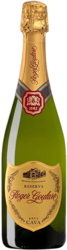 9,95 € 免费送货 | 白起泡酒 Roger Goulart 香槟 预订 D.O. Cava 加泰罗尼亚 西班牙 Macabeo, Xarel·lo, Chardonnay, Parellada 瓶子 75 cl
