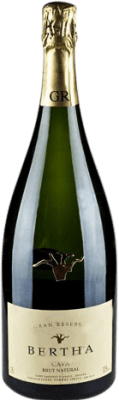 48,95 € Envio grátis | Espumante branco Bertha Brut Nature Grande Reserva D.O. Cava Catalunha Espanha Macabeo, Xarel·lo, Parellada Garrafa Magnum 1,5 L