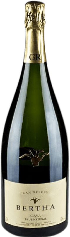 52,95 € 送料無料 | 白のスパークリングワイン Bertha Brut Nature — ブリュット・ナチュール グラン・レセルバ D.O. Cava カタロニア スペイン Macabeo — マカベオ, Xarel·lo — チャレッロ, Parellada — パレリャーダ マグナムボトル 1,5 L
