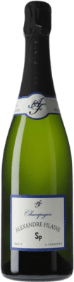 72,95 € Kostenloser Versand | Weißer Sekt Alexandre Filaine Spéciale Brut Große Reserve A.O.C. Champagne Frankreich Pinot Schwarz, Chardonnay, Pinot Meunier Flasche 75 cl