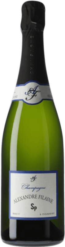 129,95 € Kostenloser Versand | Weißer Sekt Alexandre Filaine Spéciale Brut Große Reserve A.O.C. Champagne Frankreich Spätburgunder, Chardonnay, Pinot Meunier Flasche 75 cl