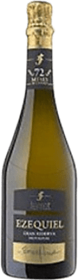 29,95 € Бесплатная доставка | Белое игристое вино Ferret Ezequiel Brut Nature — Брют Натюр Гран Резерва D.O. Cava Каталония Испания Macabeo — Макабео, Xarel·lo — Шарелло, Parellada — Парельяда 75 cl