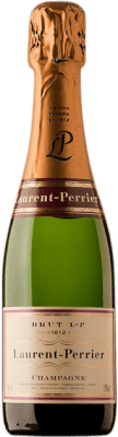 35,95 € Envio grátis | Espumante branco Laurent Perrier Brut Grande Reserva A.O.C. Champagne França Pinot Preto, Chardonnay, Pinot Meunier Meia Garrafa 37 cl