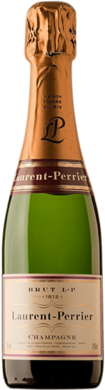 41,95 € 免费送货 | 白起泡酒 Laurent Perrier Brut — 起泡酒 干型 特级珍藏 A.O.C. Champagne 法国 Pinot Noir — 黑皮诺, Chardonnay — 莎当妮, Pinot Meunier — 黑皮诺·莫尼耶 半瓶装 37 cl