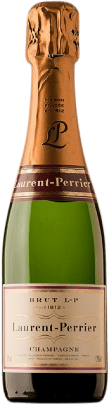 26,95 € Kostenloser Versand | Weißer Sekt Laurent Perrier Brut Große Reserve A.O.C. Champagne Frankreich Pinot Schwarz, Chardonnay, Pinot Meunier Halbe Flasche 37 cl