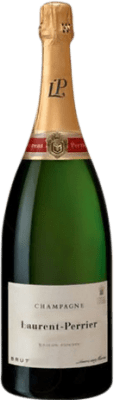 143,95 € Envio grátis | Espumante branco Laurent Perrier Brut Grande Reserva A.O.C. Champagne França Pinot Preto, Chardonnay, Pinot Meunier Garrafa Magnum 1,5 L