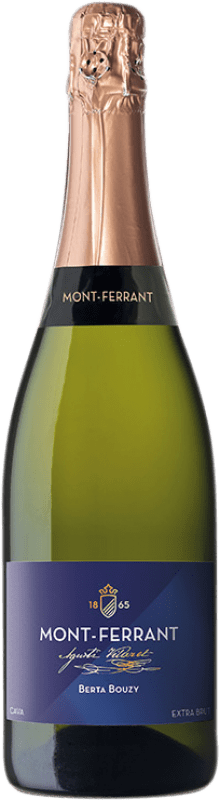 22,95 € Бесплатная доставка | Белое игристое Mont-Ferrant Berta Bouzy брют Резерв D.O. Cava Каталония Испания Macabeo, Xarel·lo, Chardonnay, Parellada бутылка 75 cl