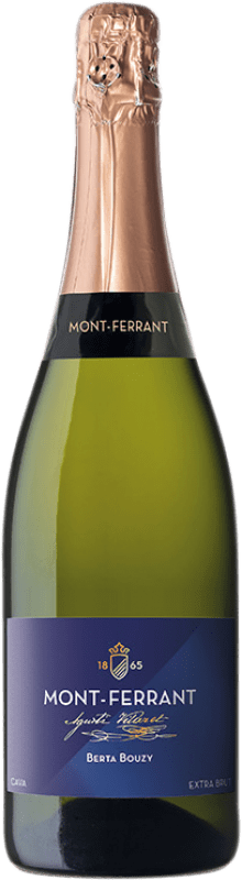22,95 € Envio grátis | Espumante branco Mont-Ferrant Berta Bouzy Brut Reserva D.O. Cava Catalunha Espanha Macabeo, Xarel·lo, Chardonnay, Parellada Garrafa 75 cl