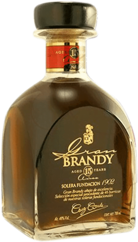 39,95 € Kostenloser Versand | Brandy Cruz Conde Gran Cruz Spanien 70 cl