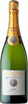 29,95 € Kostenloser Versand | Weißer Sekt Mascaró Antonio Brut — Herb Cuvée Große Reserve — Lange Reifung D.O. Cava Katalonien Spanien Macabeo, Chardonnay, Parellada 75 cl