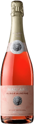 17,95 € 免费送货 | 玫瑰气泡酒 Mascaró Rubor Aurorae 香槟 预订 D.O. Cava 加泰罗尼亚 西班牙 Grenache 瓶子 75 cl