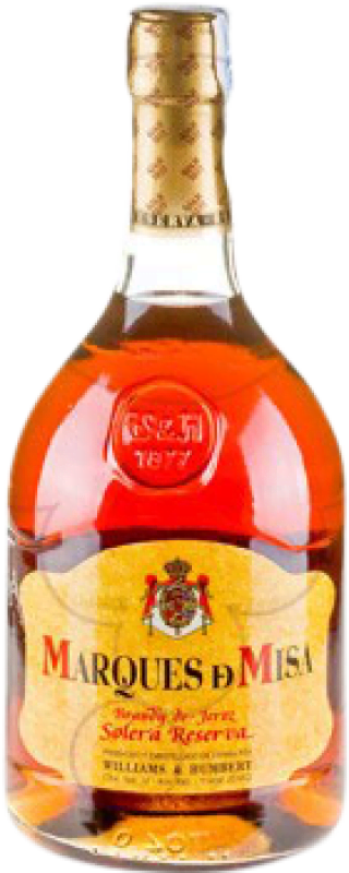 11,95 € Envio grátis | Brandy Conhaque Williams & Humbert Marqués de Misa Espanha Garrafa 70 cl