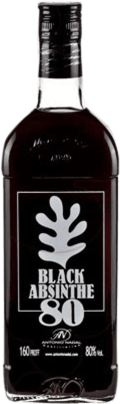 27,95 € Envío gratis | Absenta Antonio Nadal 80 Black Black Negra España Botella 70 cl