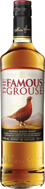 18,95 € Envio grátis | Whisky Blended Glenturret Famous Grouse Reino Unido Garrafa 1 L