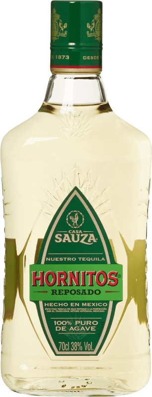 22,95 € Free Shipping | Tequila Suntory Hornitos Blanco Mexico Bottle 70 cl