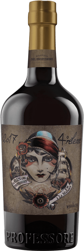 34,95 € Бесплатная доставка | Джин Quaglia Gin del Professore Madame Италия бутылка 70 cl