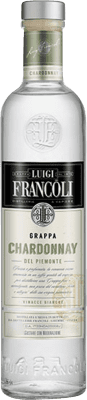 21,95 € Envio grátis | Grappa Brockmans Francoli Itália Chardonnay Garrafa Medium 50 cl