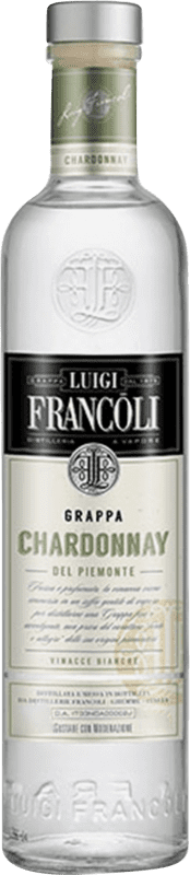 19,95 € Spedizione Gratuita | Grappa Brockmans Francoli Italia Chardonnay Bottiglia Medium 50 cl