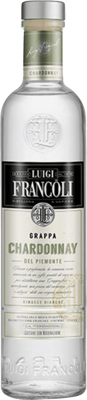 21,95 € Kostenloser Versand | Grappa Brockmans Francoli Italien Chardonnay Medium Flasche 50 cl