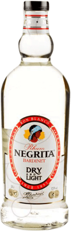 27,95 € 免费送货 | 朗姆酒 Bardinet Negrita Blanco 多明尼加共和国 特别的瓶子 2 L