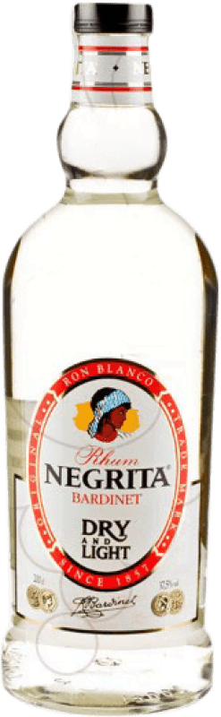 29,95 € Free Shipping | Rum Bardinet Negrita Blanco — White Dominican Republic Special Bottle 2 L
