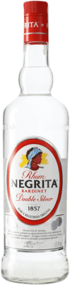 Ron Bardinet Negrita Silver Plata, Double Cask Doble Barrica, Blanco 1 L