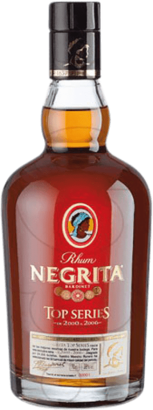 21,95 € Free Shipping | Rum Bardinet Negrita Top Series Extra Añejo Dominican Republic Bottle 70 cl