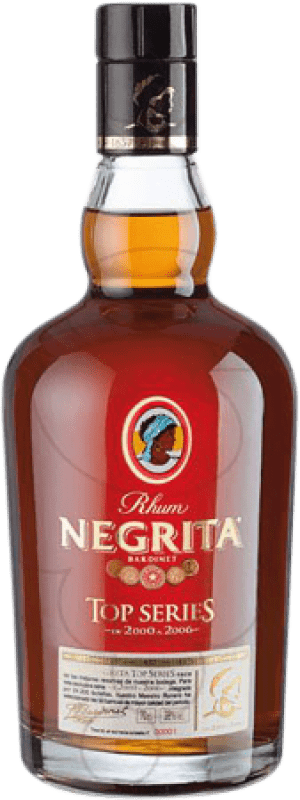 21,95 € Kostenloser Versand | Rum Bardinet Negrita Top Series Extra Añejo Dominikanische Republik Flasche 70 cl