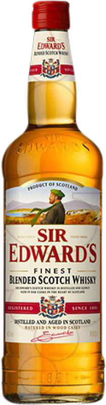 16,95 € Envio grátis | Whisky Blended Bardinet Sir Edward's Reino Unido Garrafa 1 L