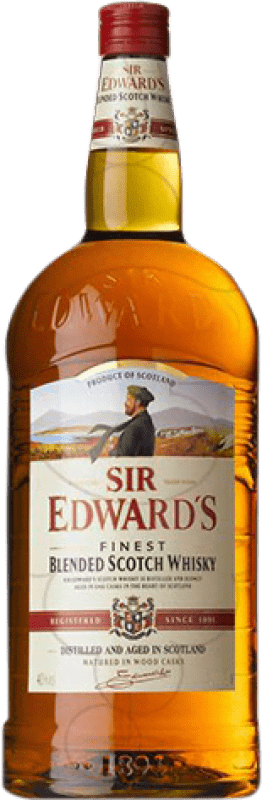 43,95 € Spedizione Gratuita | Whisky Blended Bardinet Sir Edward's Regno Unito Bottiglia Speciale 2 L